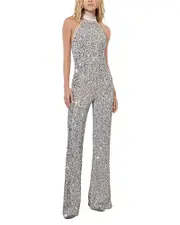 Alice and Olivia Cataline Sequin Jumpsuit