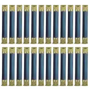 24Pcs Metal Internal Flex Frame, 10cm/3.9" Purse Frame Handbag Hinges, Bronze