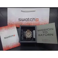 在飛比找蝦皮購物優惠-Swatch x Omega 登月錶聯名款 土星SATURN