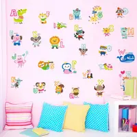 在飛比找蝦皮購物優惠-寶寶學習認字壁貼 可移除牆貼 兒童房 客廳 裝飾貼 壁貼 創