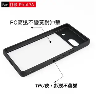 谷歌 Google Pixel 7A 8 pixel8 Pixel7A Pro 5G 不變黃 防摔殼 手機殼