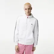 Men's Classic Fit Zipped Jogger Hoodie with Brand Stripes