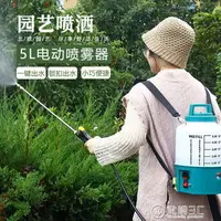 在飛比找樂天市場購物網優惠-免運 5L小型電動噴霧器農用背負式農藥噴壺高壓新式鋰電池打藥