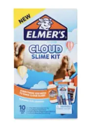 Elmer's All-In-One Cloud Slime Kit, Washable, Safe, Nontoxic, 10 Piece Kit