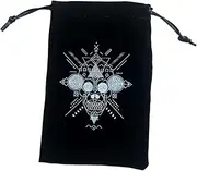 Tarot Card Bag - Lightweight Jewelry Pouch, Drawstrings Tarot Card Case | Easy to Carry Tarot Deck Bag, Patterned Tarot Card Bag for Tarot Cards Game Pieces Jewelry Cosmetics Dice Travel Accessories
