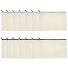 14 Pieces Blank Craft DIY Canvas Pen Pencil Case- Invoice Bill Bag Makeup1116