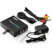 HDMI to AV Converter Composite Video/S-Video Adapter Box Part For PS3/HD Camera