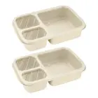 Portable Bento Box Set Reusable Lunch Containers for Adults Kids