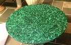 Malachite Table Luxury Green Gemstone Furniture Perfect Unique Christmas Gifts