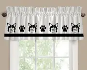 Pembroke Welsh Corgi Dog Face or Body Window Valance/Curtain Choice of Colors*