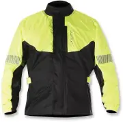 Hurricane Rain Street Riding Jacket Black/Yellow US 3X-Large Alp. 3204617-551-3X