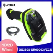 Zebra DS3608-SR00003VZCN Ultra Rugged Handheld 2D Barcode Scanner with USB Cable