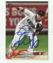 Arizona DiamondBacks CHRIS OWINGS Signed 2018 Topps Card #122