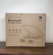 Vinyl Record 3 Speed Player Wireless Bluetooth Turntable with Built-in Speakers