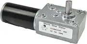 CHANCS DC 12V 1RPM Turbo Worm Motor Self-Locking Gearbox Motor for Window Opener,Motorized Curtains