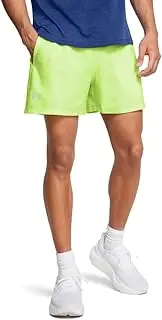 [Under Armour] Men's Breathable Running Shorts, Functional Men's Shorts, Ua Launch SW 5 inches, Mens, 1361492-001, Black/Black/Reflective