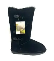 Bearpaw Womens Lori Boot Black 9 M