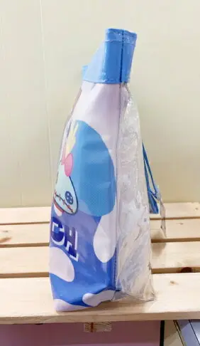 【震撼精品百貨】Stitch 星際寶貝史迪奇 史蒂奇防水手提包/透明防水包-藍側身史蒂奇#67000 震撼日式精品百貨