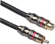 FELTECHELECTR Male to Female Audio Cable Adapter High Grade Durable Converter for Speakers Tablets Computers Audio Black
