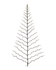Gerson International Tree-Shaped Wall Hanging With Led Lights And Pliab