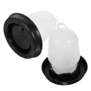 2 Pcs Automatic Drinking Fountain Poultry Water Drinker Feeder Chicken Cups