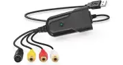 SVHS RCA A/V To USB Video Frame Grabber MPEG Editor Recorder