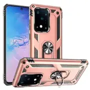 Magnetic Ring Stand Shockproof Hybrid ROSE GOLD Case Cover For Samsung S20 Ultra