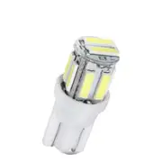 12pcs White T10 7020 10LED Bulb Car W5W Wedge Dash Roof Stop Light