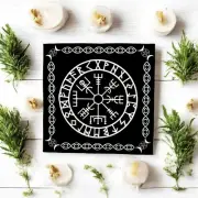 Amazing Celtic Runes Pagan Wicca Altar Cloth Pagan Wicca Witchcraft Altar