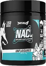 Nexus N-Acetyl Cysteine (NAC) Powder – 150 serves, 100g Unflavoured Antioxidant Support – Promotes Detox, Brain Function, Immune Health & Glutathione Production – Pure & Vegan-Friendly