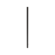 ProtectorAl 50 x 50 x 1800mm Black Aluminium Pool And Garden In-Ground Fence Post With Cap