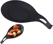 Kitchen Spoon Holder, Kitchen Spoon Holder, Silicone Chopstick Tray Spoon, Flexible Spoon Mat Fork, Anti-Scald Utensil Rest for Cooking Bench