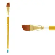 Creative Mark Qualita Golden Taklon Paint Brush - [Angular - Size 10]