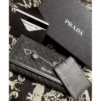 在飛比找蝦皮購物優惠-PRADA 錢包 識別證套 皮革 日本直送 二手