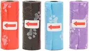 AIMALL 150PCS Leakproof Dog Poop Bags, Durable Disposable Puppy Waste Biodegradable Bags, Convenient Dispensing Rolls for Hassle-Free Clean-Up, Black & White
