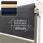 LUXURIOUS LINEN TEXTURED Day/Night Roller Blinds 60-240cm (W)x 210cm (D)