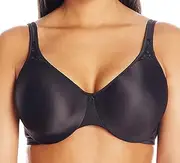 [Bali] Women's Bra Black US Size 36 Seamless Comfort Minimizer Underwire