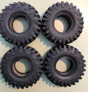 4 NEW RC4WD Rock Crawler Tires Rock Crusher X/T 1.9" 1/10 RC + Foams