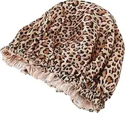 Homoyoyo 1pc Satin Sleep Cap for Women Shower Hat Comfortable Material Silk Hair Hat