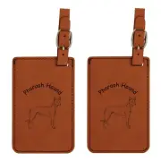 L3706 Pharaoh Hound Standing Luggage Tags 2Pk FREE SHIPPING