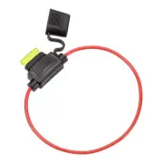 Inline Fuse Holder DC 32V 16 AWG Waterproof Blade Fuse Holder w 20A Fuse