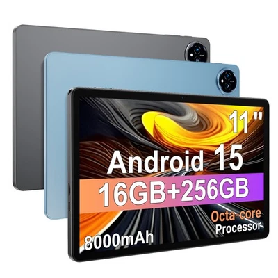 Newest 11" Android Tablet, 2K 1280x800 HD Screen, 16GB 8+8 Expand RAM ROM 5GWIFI