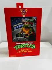 NECA TMNT TEENAGE MUTANT NINJA TURTLES PIZZA CLUB RAPHAEL IS COOL BUT RUDE
