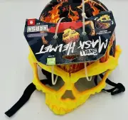 Krash Inferno Skull Mask Youth Helmet size medium 2018 ages 8 and up