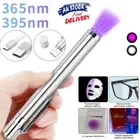 365nm 395nm LED Flashlight UV Torch Rechargeable Ultraviolet Blacklight Detector