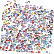 WRITWAA 1440pcs Rhinestone Nail Charms for DIY Manicure Flatback Decorations for Nail Art for Crafting Makeup Phone Cases and More Rhinestone Ornaments