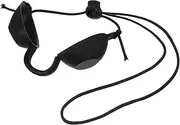 MUCKLILY Safety Goggles Eye Patch for Ipl UV Therapy Eyepatch for Eye Protection During Cosmetic Treatments Black Color for Tanning Tattoo Removal