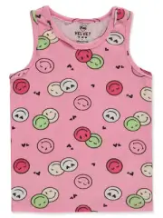 Pink Velvet Girls' 3-Pack Love Tank Tops
