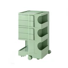 Artiss Storage Trolley Bedside Table 5 Tier Cart Boby Replica Green