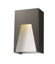 Z-Lite 561S Millenial 10" Tall LED Wall Sconce - Deep Bronze / Silver / Seedy